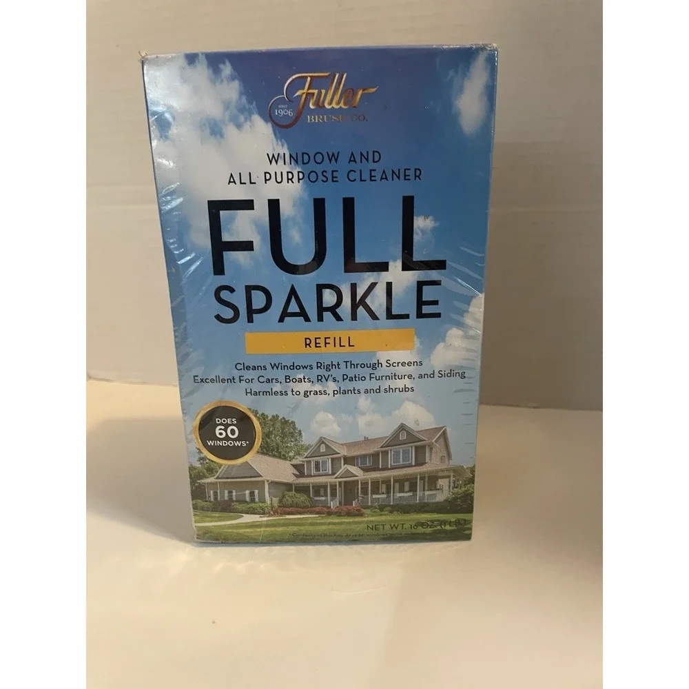 Fuller Brush Full Sparkle Window & All Purpose Cleaner Refill Lot 2 Boxes